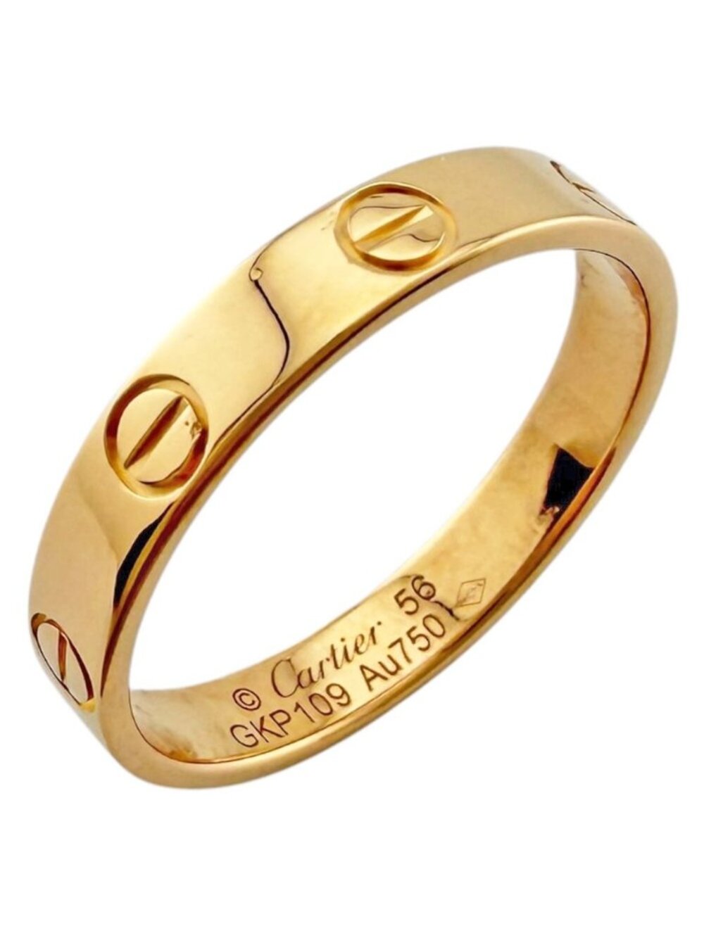 Cartier Mini Love Ring 18k Gold 18k Pink Vintage
